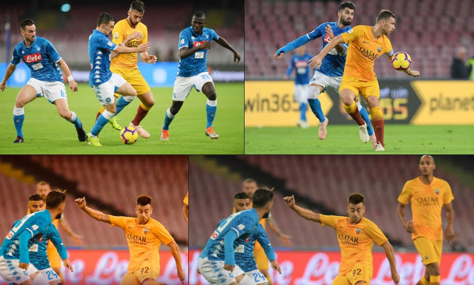Risultato Napoli-Roma 1-1: Mertens recupera al 90' dopo il gol di El Shaarawy nel primo tempo.