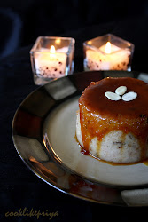 pudding bread caramel recipe eggless priya bead dessert