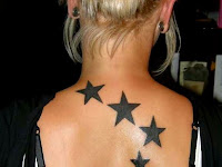 Estrellas Tattoo En La Espalda Para Mujeres