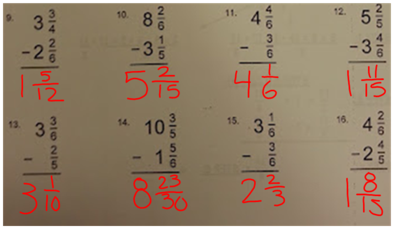 Miss Kahrimanis's Blog: More adding and subtracting with Mixed numbers!