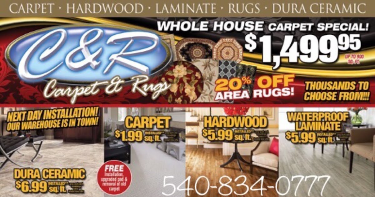 C&R Carpet and Rugs Flooring store fredericksburg VA