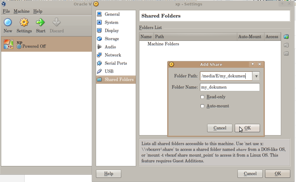 Access folders. Access folders