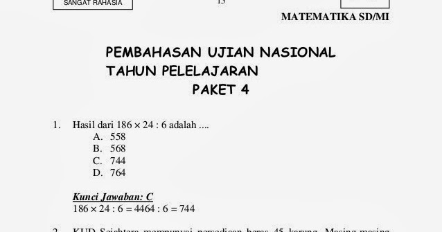 Soal Tentang Zakat Kelas 6 Sd K13 Bahas Soal