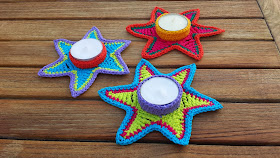 crochet tealight star