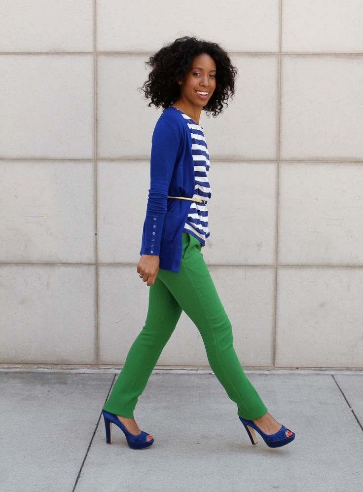 green and blue trend
