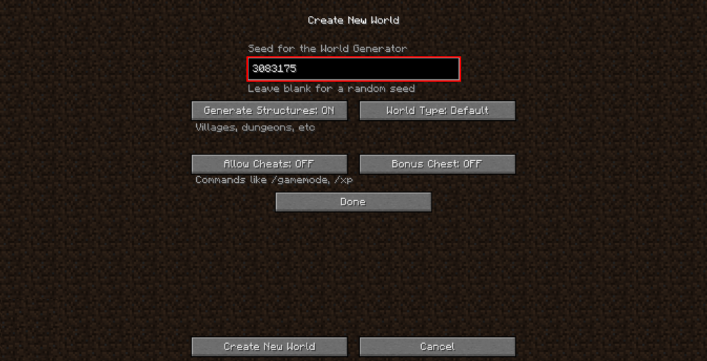 Minecraft Seed Nedir ve Nasıl Kullanılır?