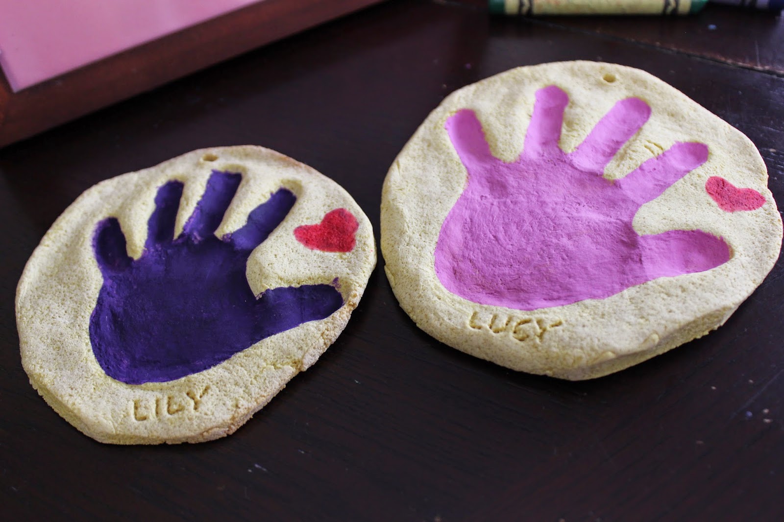 Easy Salt Dough Handprint Keepsake - A Bountiful Love