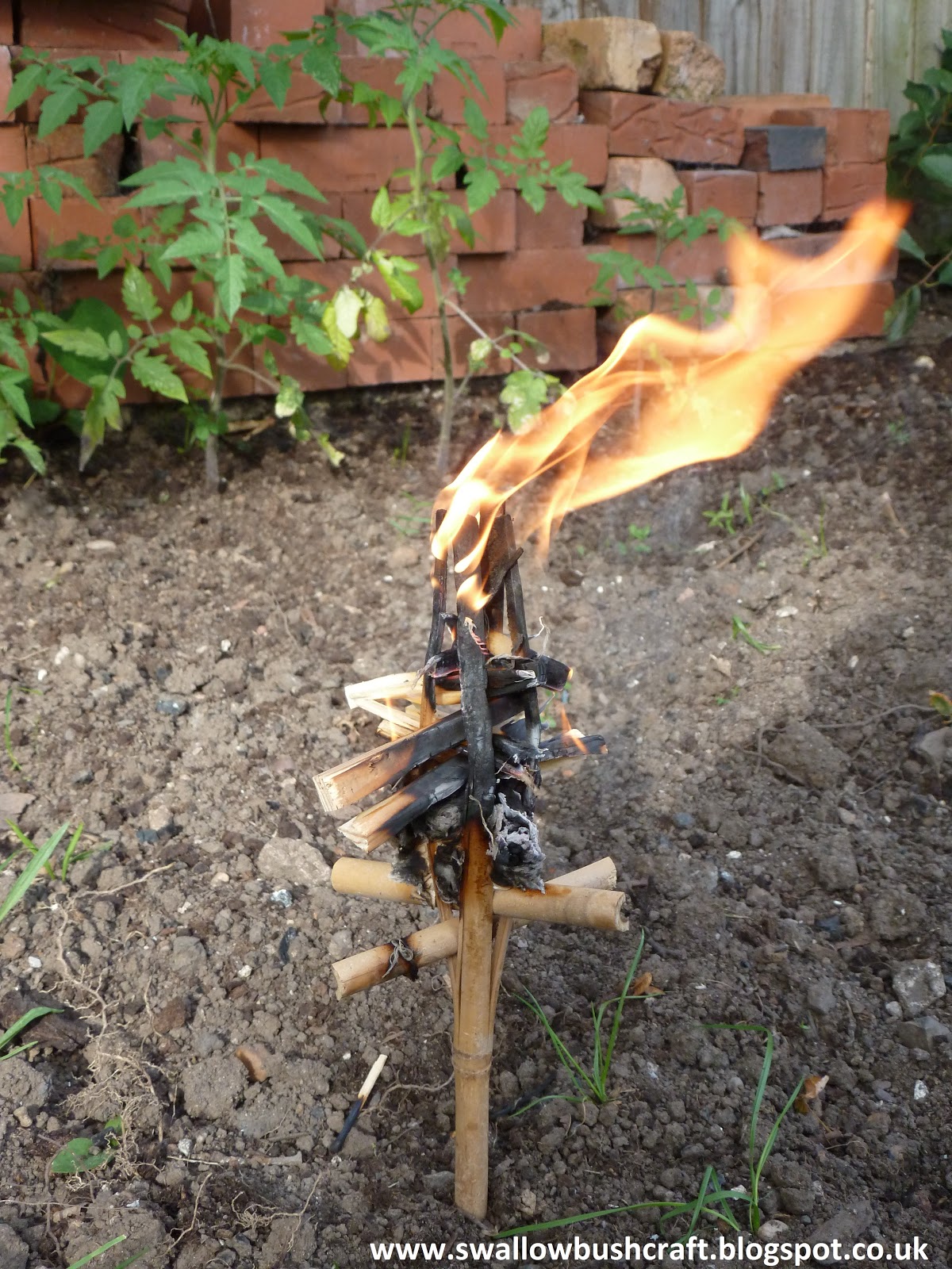 Swallow Bushcraft Bamboo Fire Torch