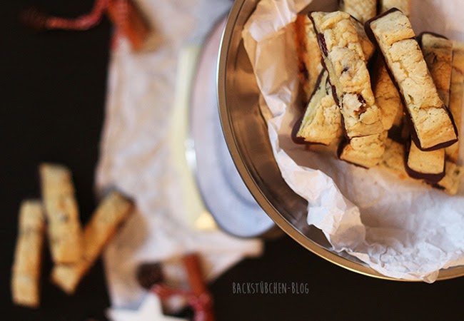 Backstübchen : Lebkuchen-Cantuccini mit Cranberries und Pistazien ...