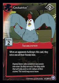 My Little Pony Cockatrice The Crystal Games CCG Card