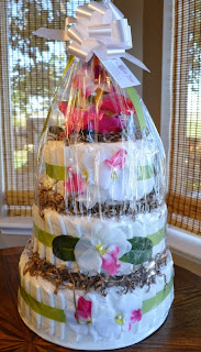 Diaper Cake Tutorial by Over The Apple Tree