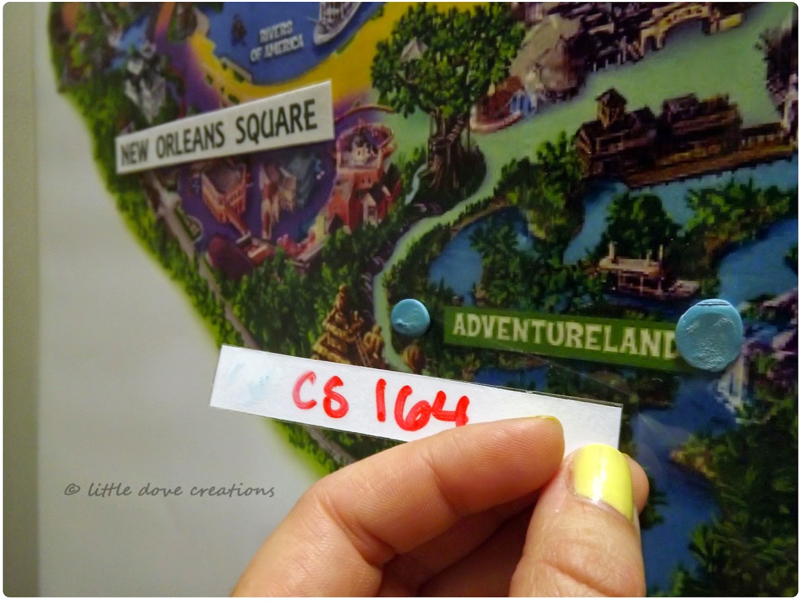 Primary Singing Time: Disneyland map review game