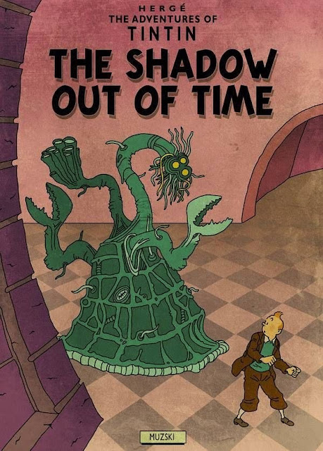 Meme de humor de Tintín y Lovecraft