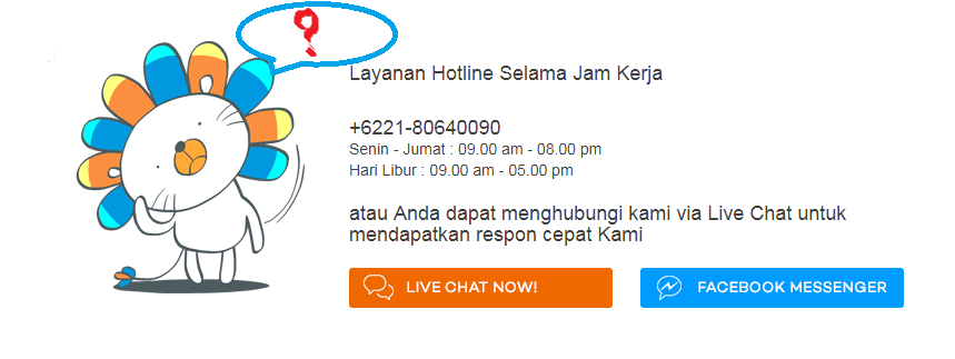 Cara Menghubungi CS Lazada Bebas Pulsa, Live Chat Baru