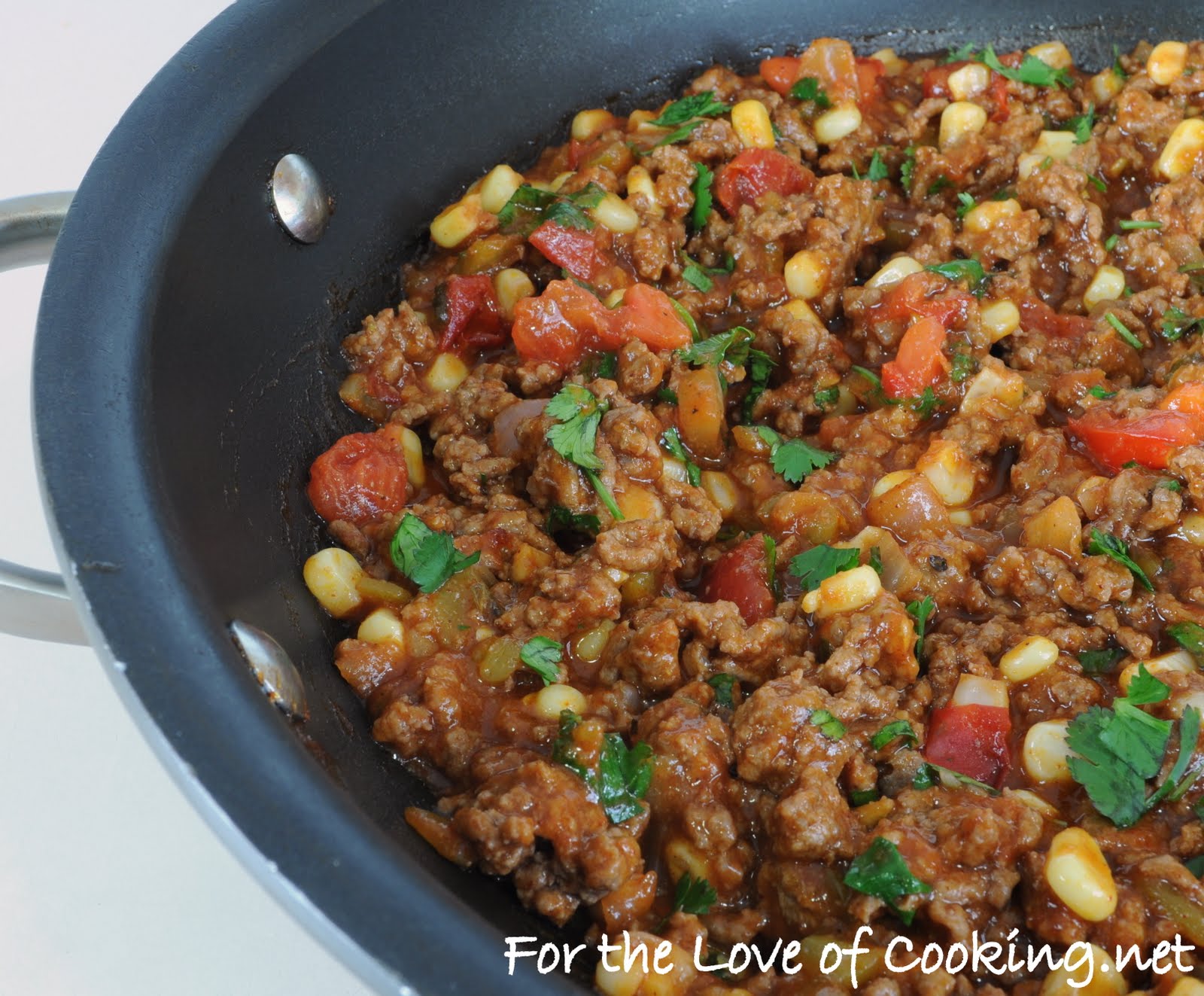 Southwestern Sloppy Joes With Avocado Slices For The Love Of Cooking