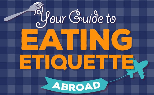 Your Guide to Eating Etiquette Abroad #infographic