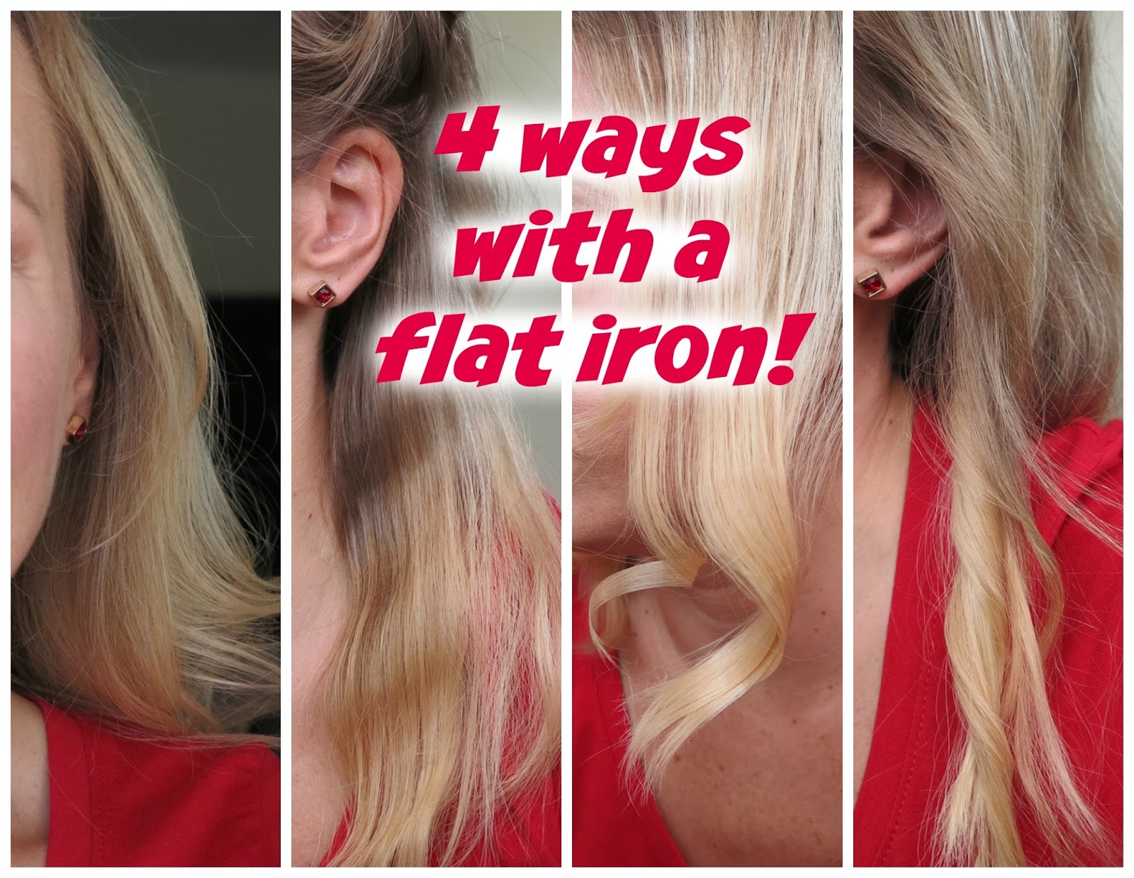4 ways to use a flat iron!