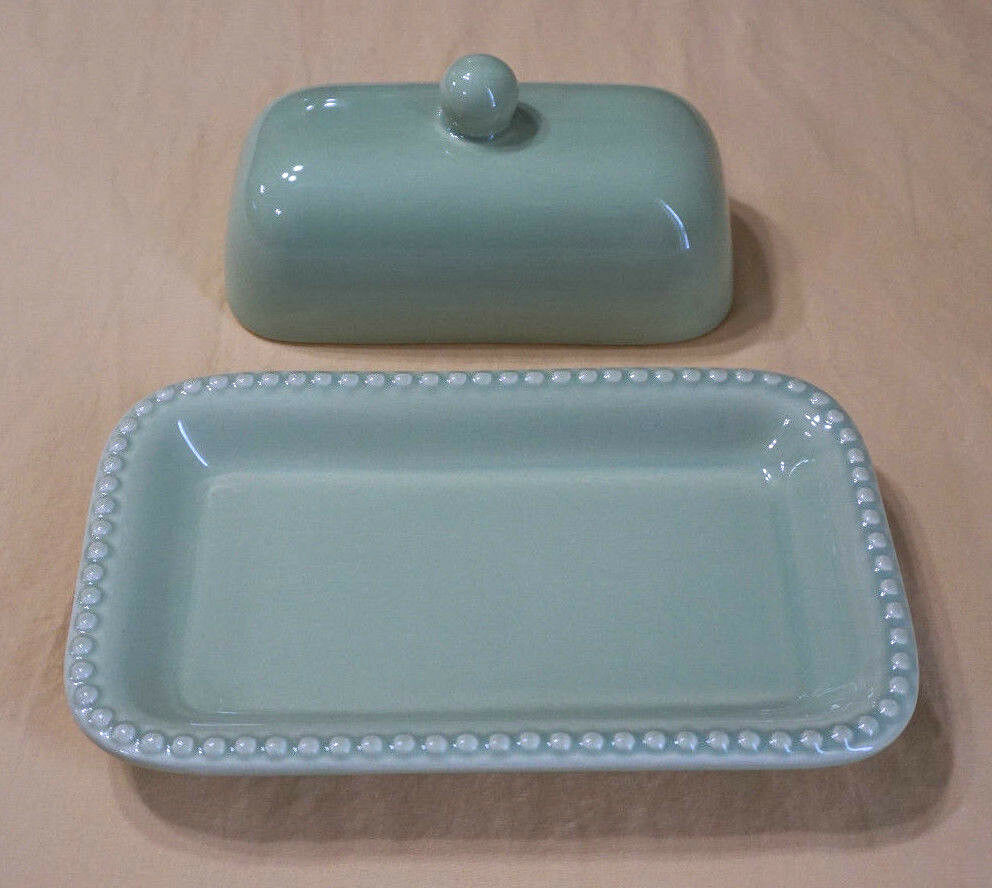 Like All Pinterest Pottery Barn Emma Beaded Green Butter Tray