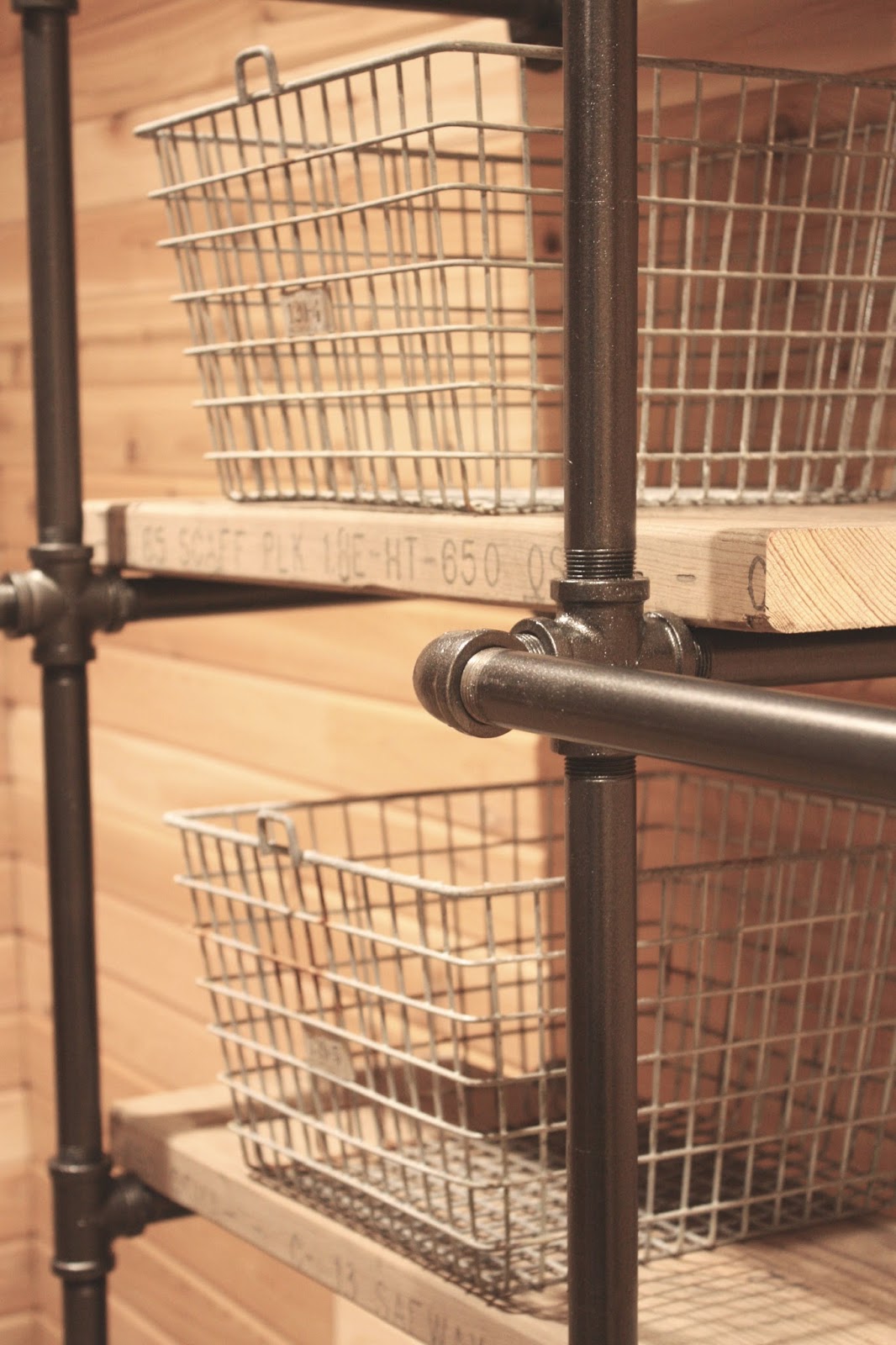 My Sweet Savannah industrial pipe closet system