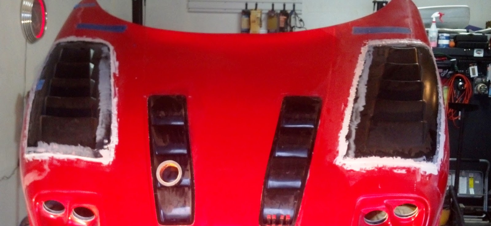 Super Car Build Fender Louvers