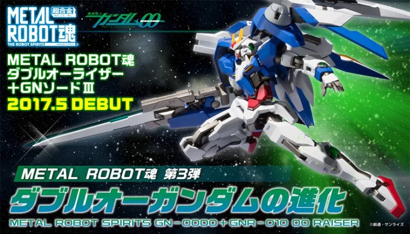 Metal Robot Damashii 00 Raiser + GN Sword III - Release Info