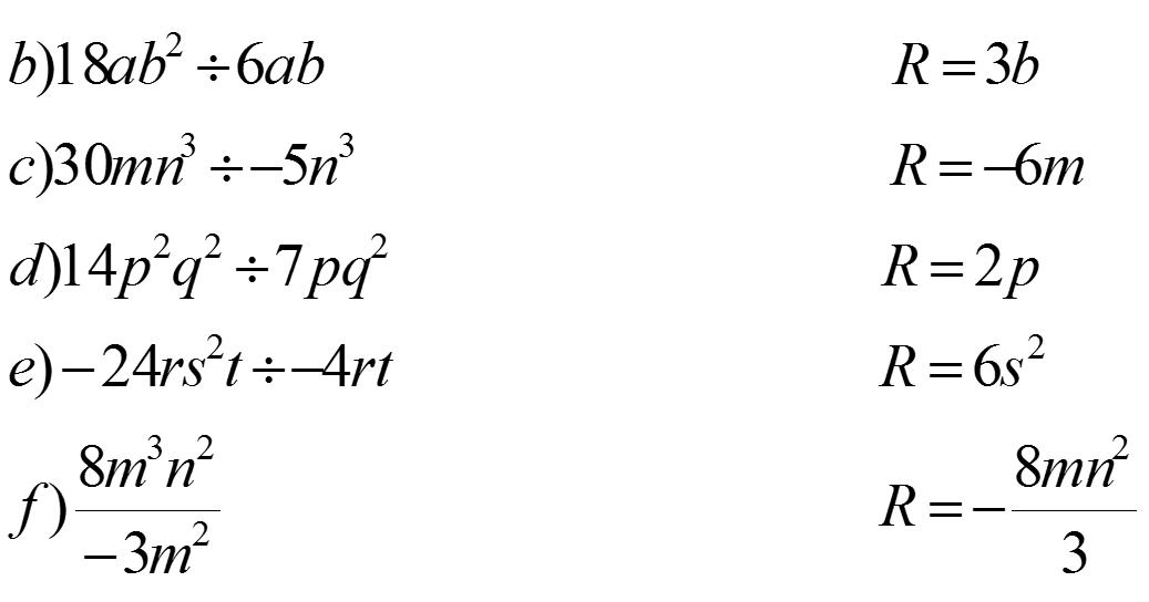 logimath77 DIVISIÓN DE MONOMIOS logimath77 DIVISIÓN DE MONOMIOS