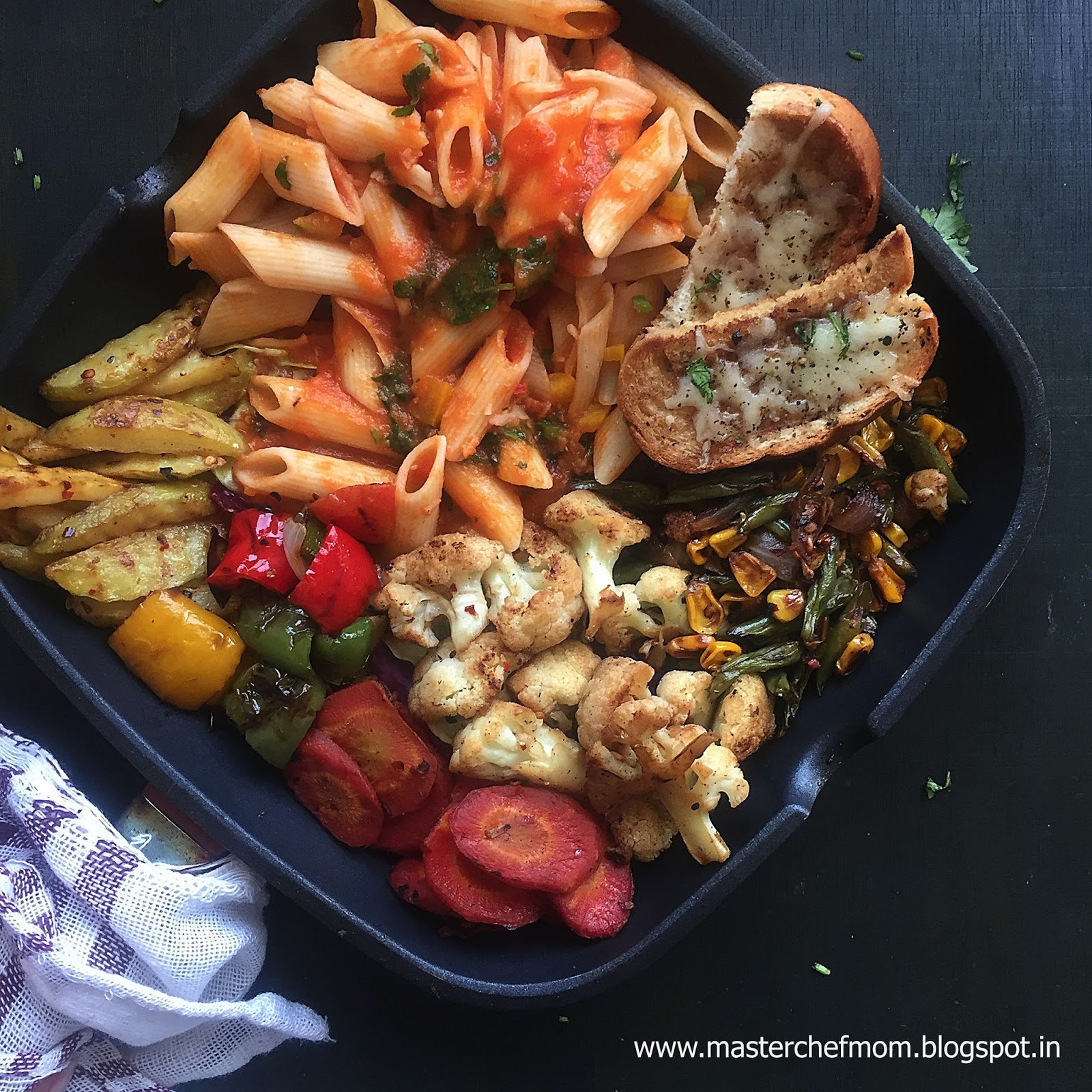 MASTERCHEFMOM Italian Pasta Sizzler How to make sizzler at Home
