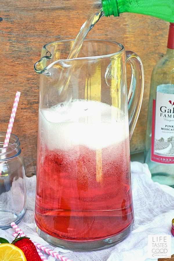 Moscato Pink Lemonade Life Tastes Good