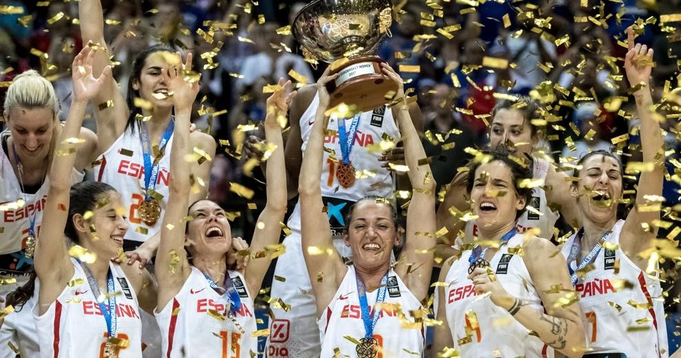Selección femenina de baloncesto de España Oro europeo cotibluemos