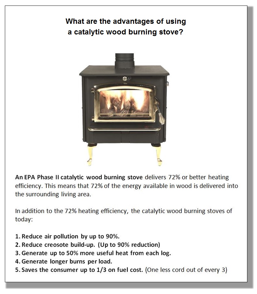 woodstove catalytic combustors Good reasons for using a catalytic wood