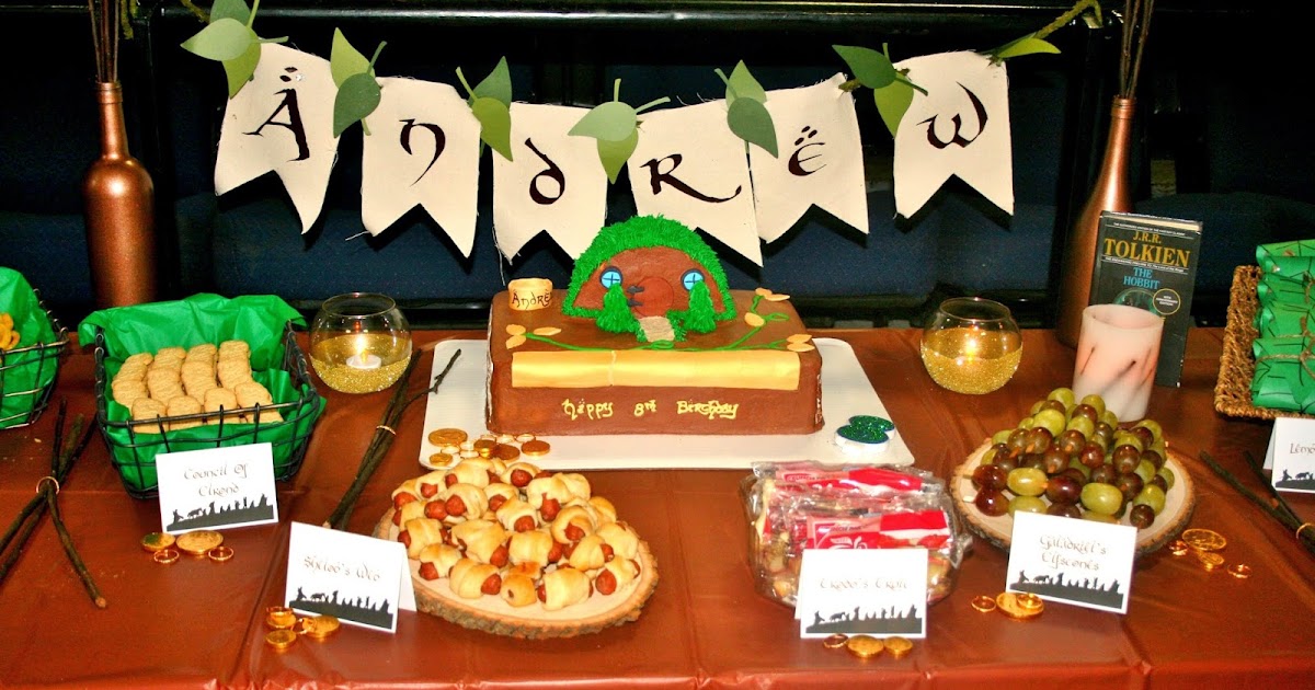 Lord of the Rings Inspired Birthday Party my life homemade