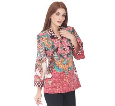 Trend Model  Baju  Dinas  Guru Setelan Batik Modern 1000 