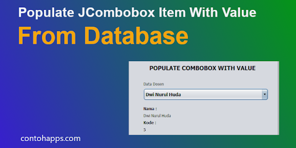 Populate JCombobox With Key and Value
