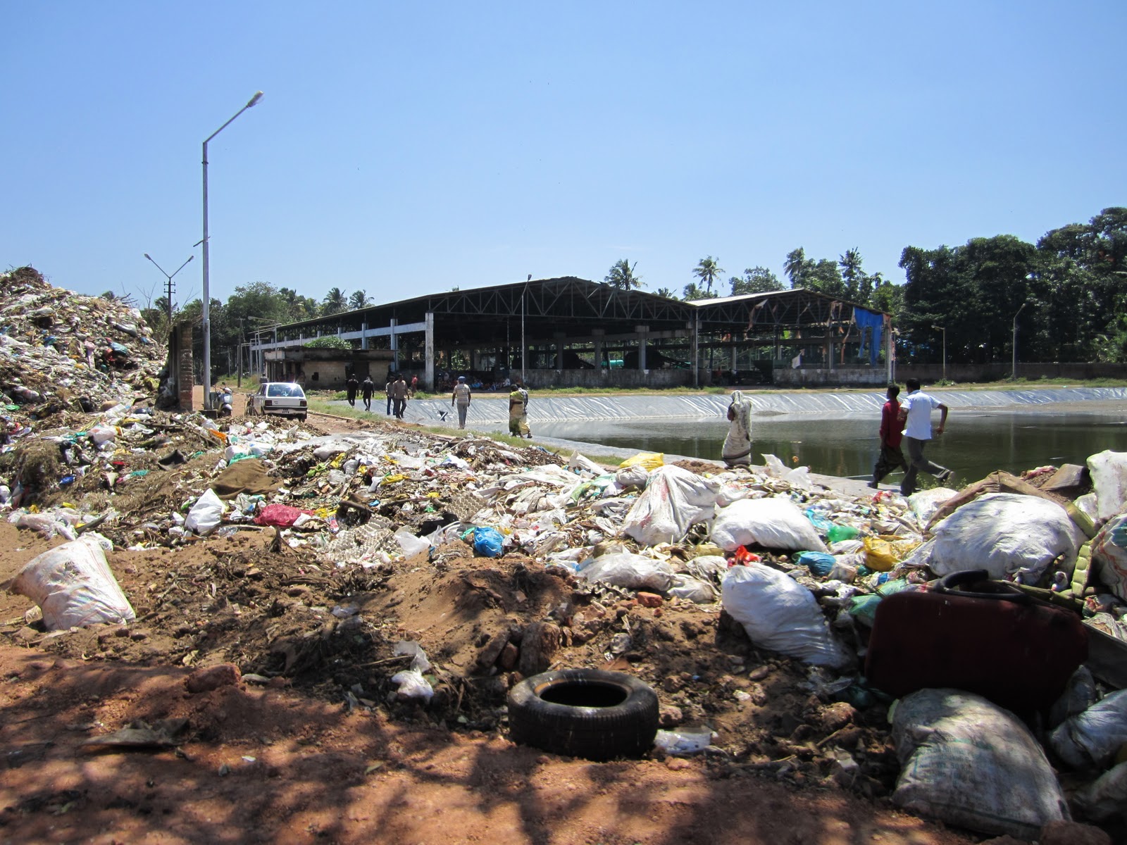 Kureepuzha Dump YardPeople Taken on for Ride by local authorities