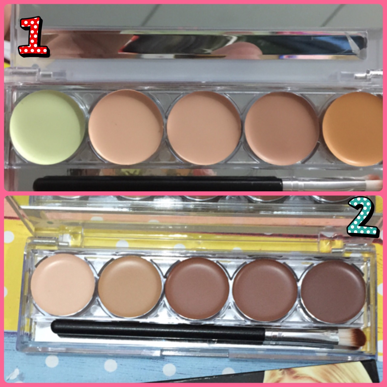 CONCEALER CONTOUR PALETTE kiss beauty NAKED ONLINE