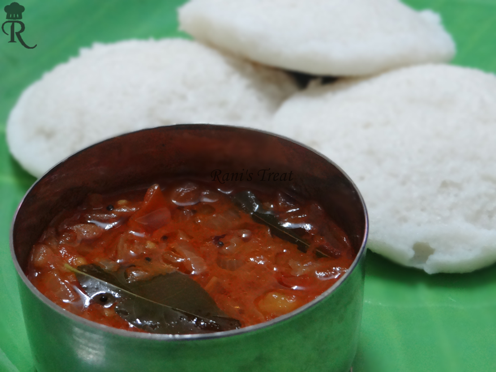 Rani's Treat Quick Onion Tomato Chutney (அவசர சட்னி)
