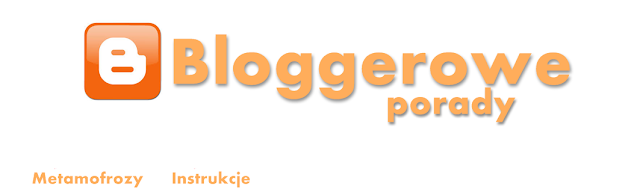 graficzne menu Blogger