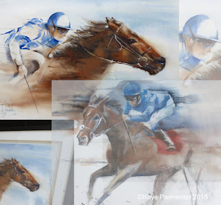 original watercolour art jack hobbs godolphin