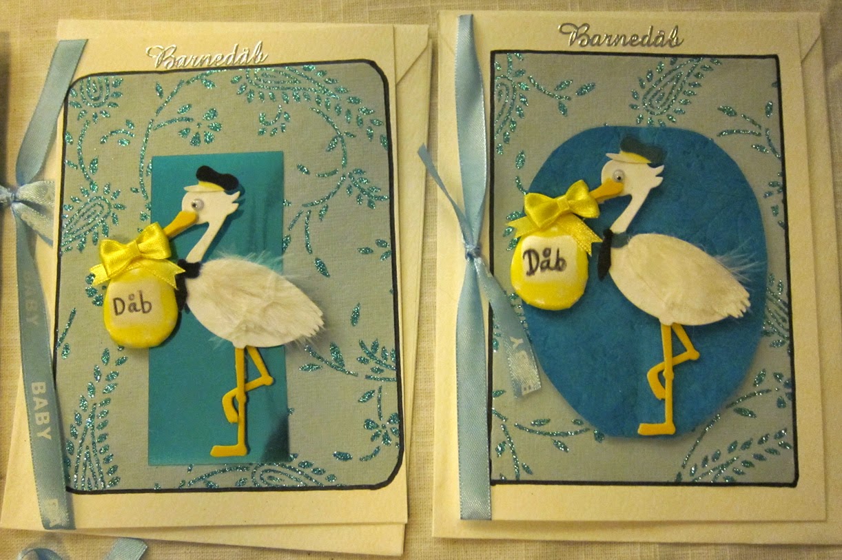 DIY kort: Barnedåbs kort