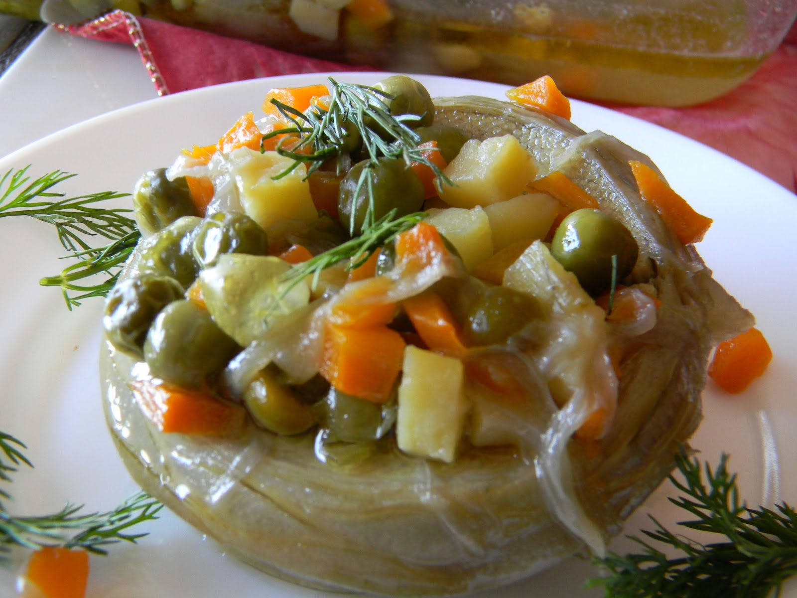 Zeytin Yağlı Enginar.. Vişnap