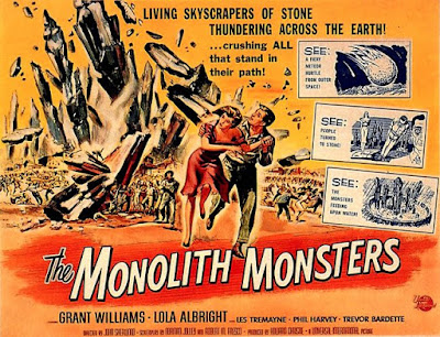 The Monolith Monsters - Cartel Original / Una modesta pero efectiva película de ciencia-ficción