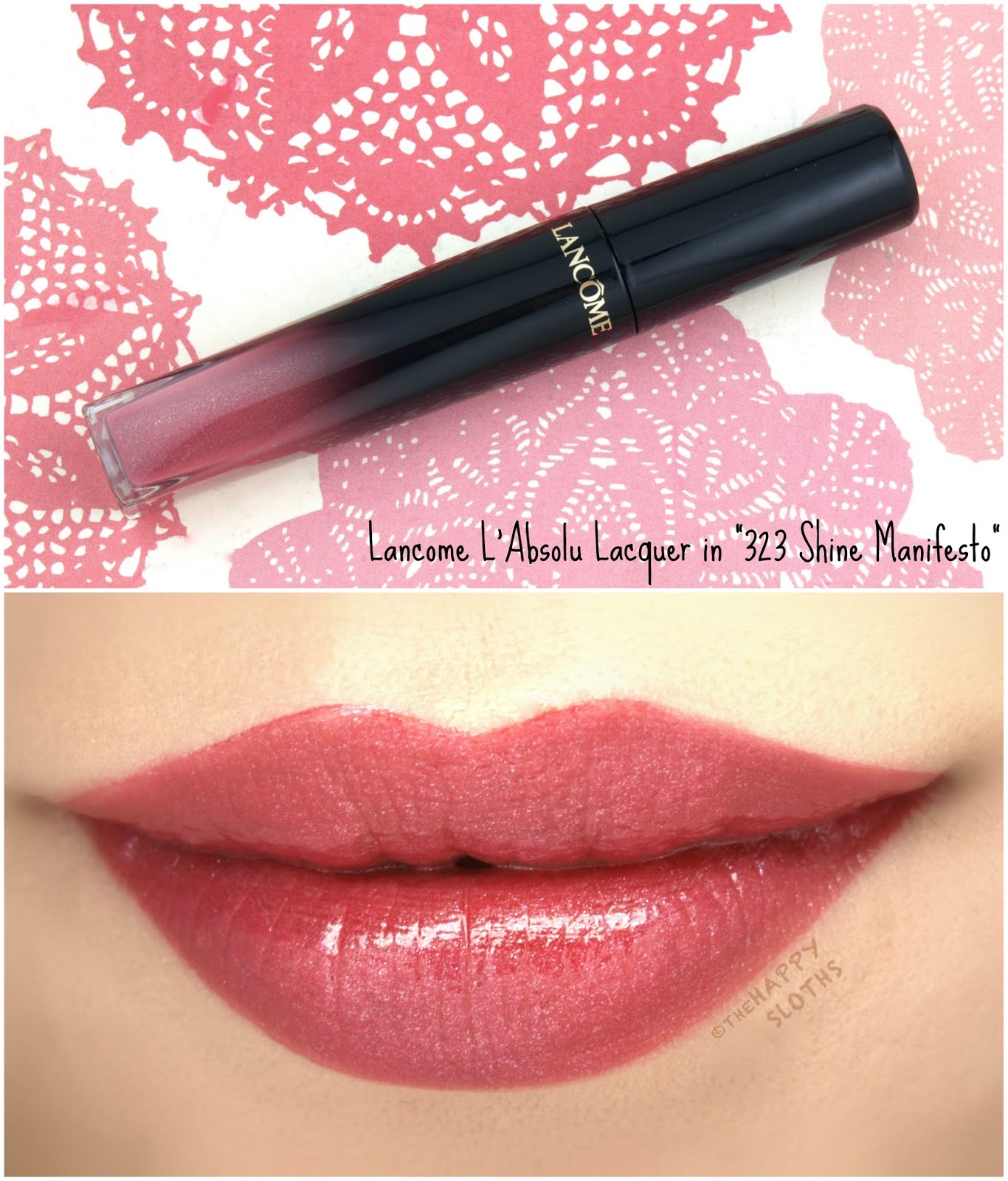 Lancome | L'Absolu Lacquer in "323 Shine Manifesto": Review and Swatches