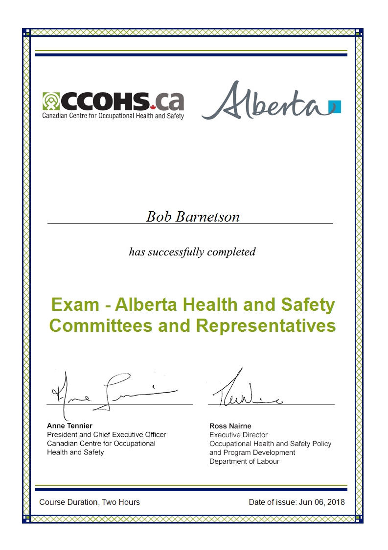 Labour & Employment in Alberta Free joint health and safety committee