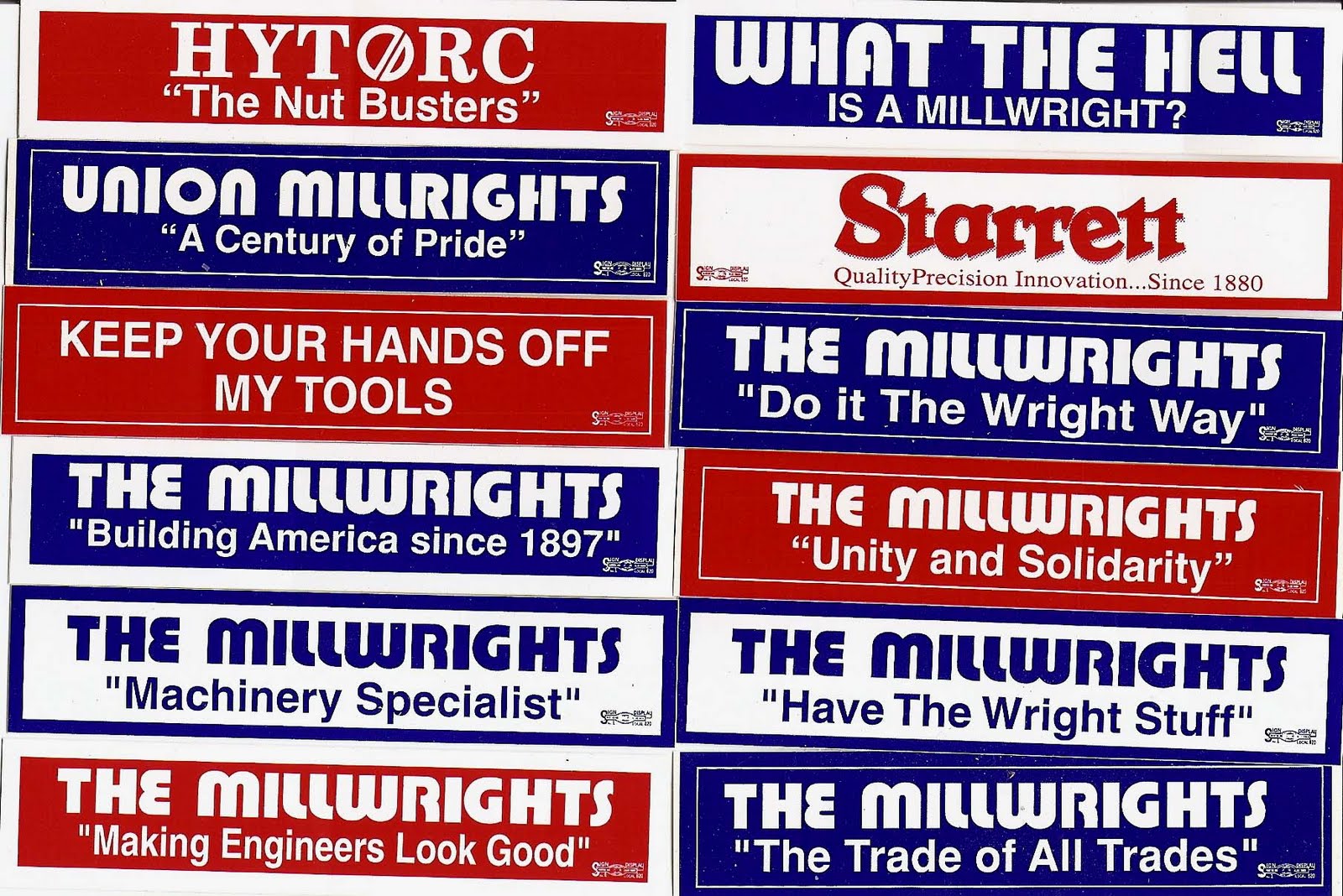 UNION MILLWRIGHTS December 2010