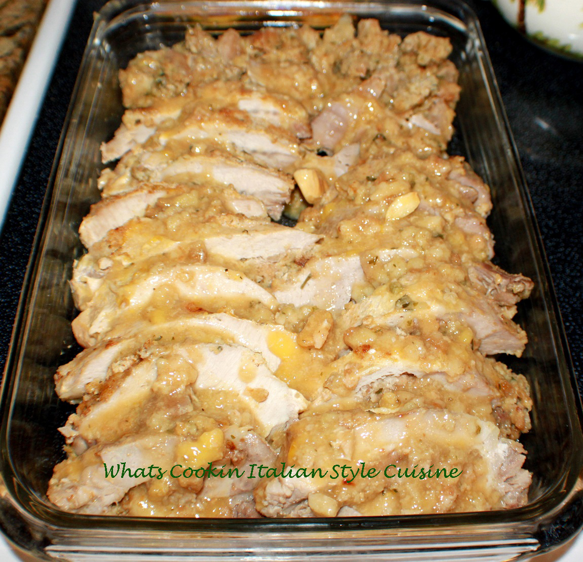 Pork Tenderloin Apple Stuffing What's Cookin' Italian Style Cuisine