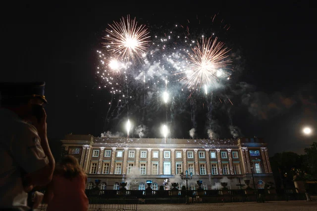  Firework display for The  New King and Queen of Belgium