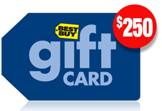 For The 1million Visitor To The Blog You Get $250 Best Buy Card .
