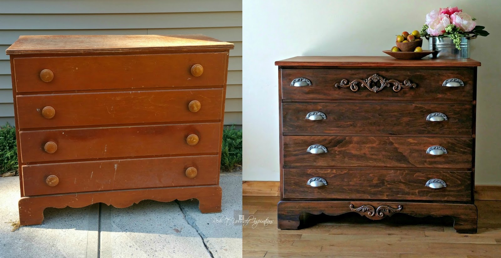 Plain to Classy Antique Chest of Drawers Redo Redo It Yourself