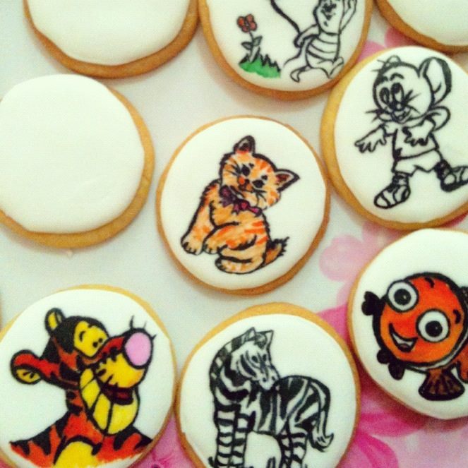 Make Your Own Cookie Stencils As Guide In Painting Your Cookies