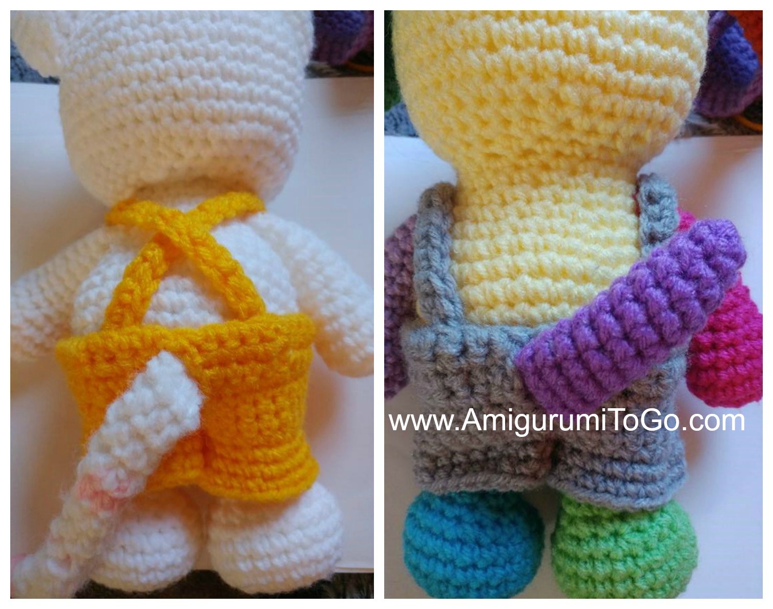 Overalls For The Little Bigfoot Animals ~ Amigurumi To Go